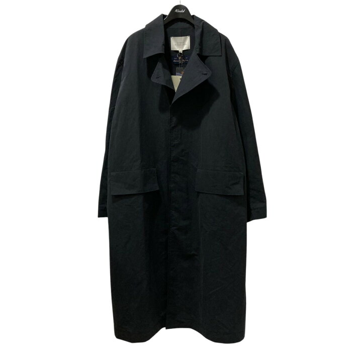 楽天市場】【中古】STUDIO NICHOLSON ステンカラーコート ブラック 
