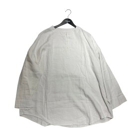 【中古】Chez VIDALENC　プルオーバーシャツ ホワイト サイズ：Free 【250225】（シェヴィダレンク）