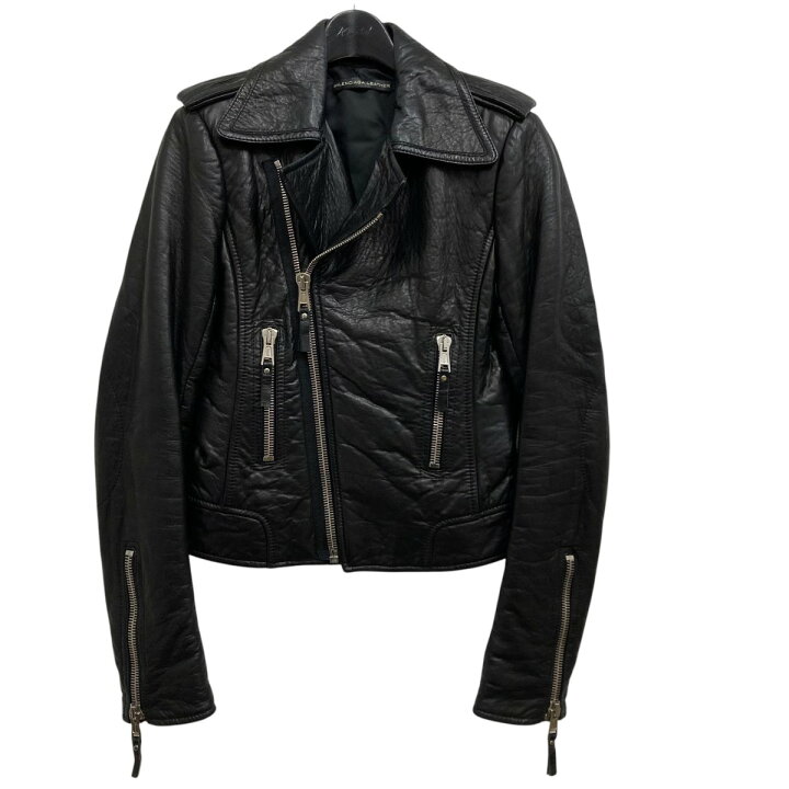 楽天市場】【中古】BALENCIAGA レザーダブルライダースジャケット 