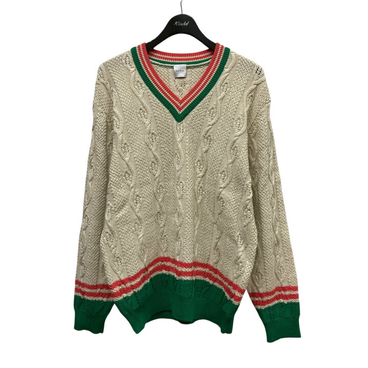 楽天市場】【中古】Paul Smithチルデンセーター 173404 アイボリー 