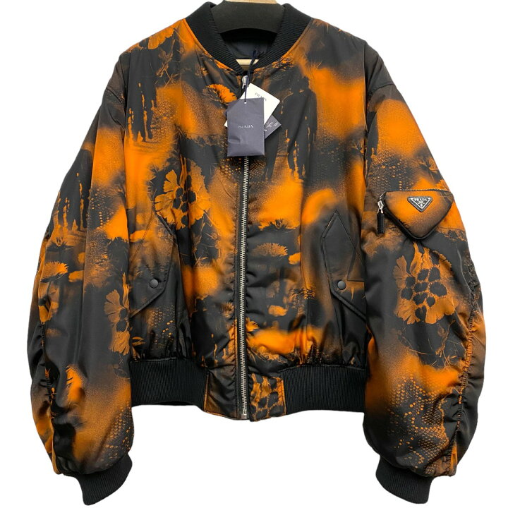 楽天市場】【中古】PRADA 22AW Re-Nylon Human Bomber Jacket MA-1 