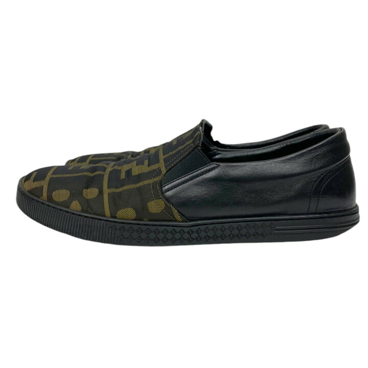 楽天市場】【中古】FENDI Sneaker Zucca Slip-on ズッカ柄レザー 