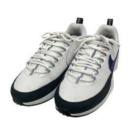 【中古】NIKE×Fragment DesignAIR ZOOM SPIRIDON SP スニーカー HF5455-100 ホワイト×ブラック サイズ：25.0cm【価格見直し】