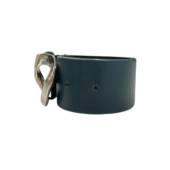 楽天市場】【中古】BOTTEGA VENETAレザーブレスレット ネイビー 