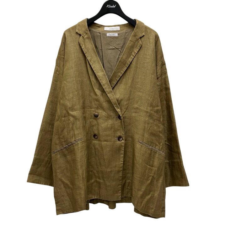 楽天市場】【中古】ARGUE リネンジャケット AR24SS-AP015 ブラウン 