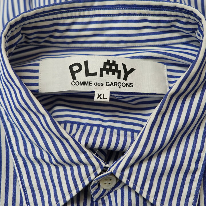 楽天市場】【中古】PLAY COMME des GARCONS MENS STRIPED SHIRT ハート 