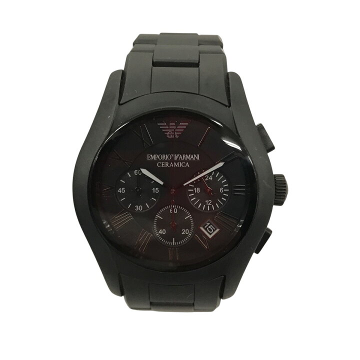 楽天市場】【中古】EMPORIO ARMANI クロノグラフ腕時計 AR-1457 