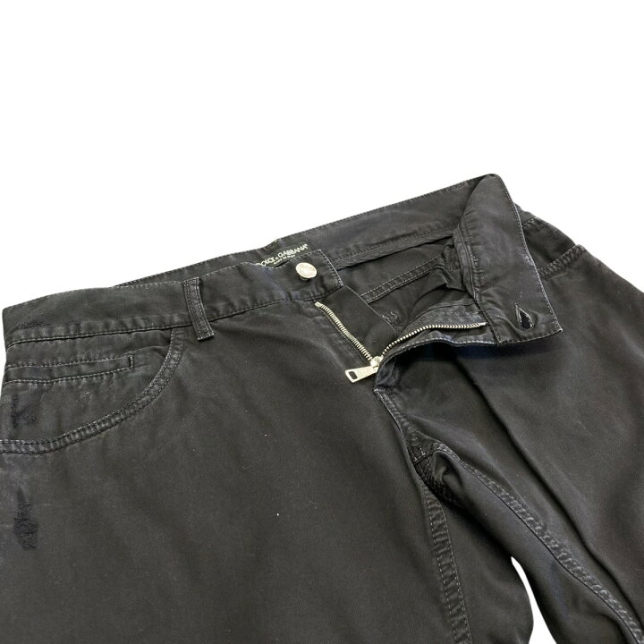 楽天市場】【中古】DOLCE ＆ GABBANA スキニーパンツ GZN9LT ブラック 