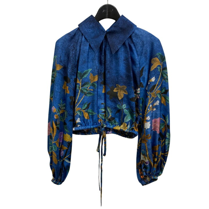 楽天市場】【中古】GUCCIシルクブラウス ブルー サイズ：38【価格  