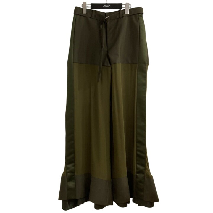 楽天市場】【中古】sacai 24SS Double Faced Pants 切替ベルテッド 