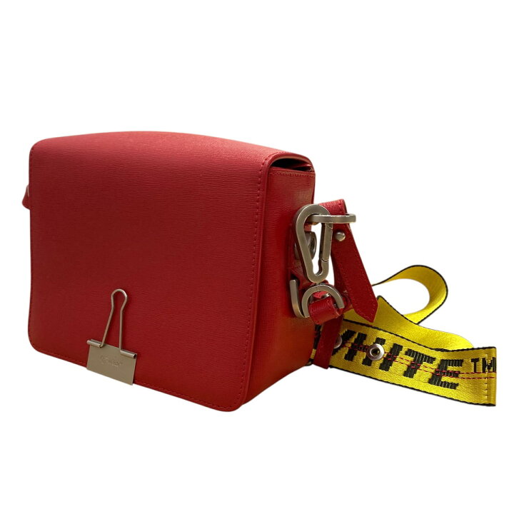 楽天市場】【中古】OFFWHITE ショルダーバッグ レッド 【070325 