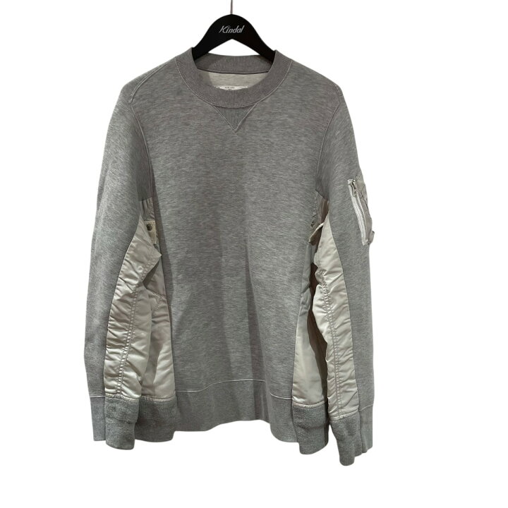 楽天市場】【中古】sacai 19AW Sponge Sweat×MA-1 Pullover スウェット 