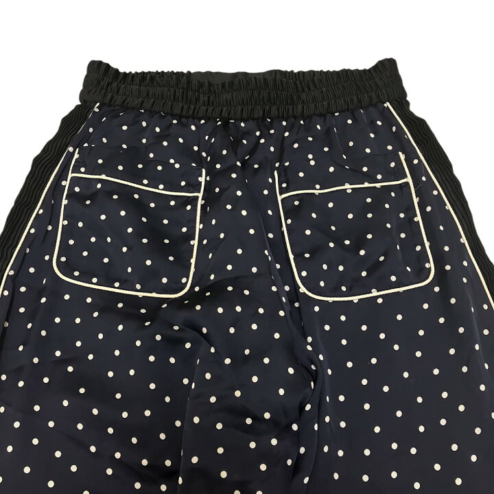 楽天市場】【中古】sacai ポルカドットサイドプリーツロングパンツ 19  