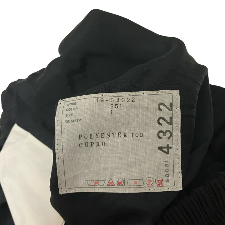 楽天市場】【中古】sacai ポルカドットサイドプリーツロングパンツ 19  