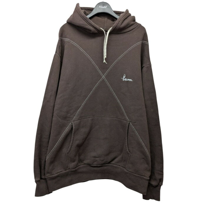 楽天市場】【中古】PSICOM damn HOODED プルオーバーパーカー ブラウン 