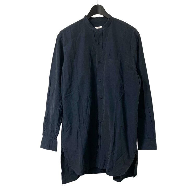 楽天市場】【中古】COMOLI21AW バンドカラーシャツ U03 02002 ネイビー 