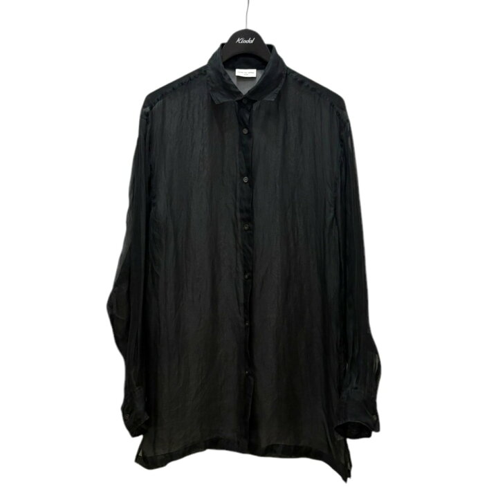 楽天市場】【中古】DRIES VAN NOTEN シアーシルクブラウス ブラック 