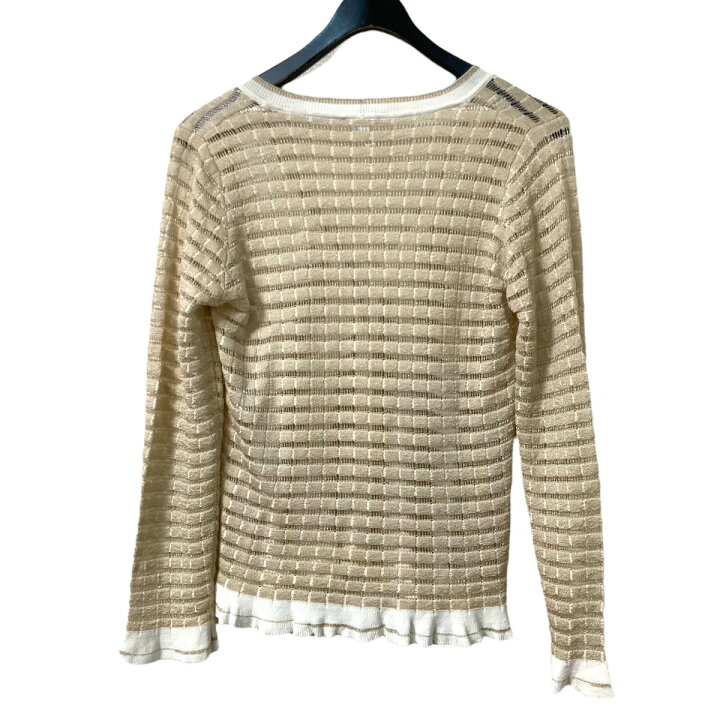 楽天市場】【中古】ESCADA カーディガン ベージュ サイズ：36 【130325 