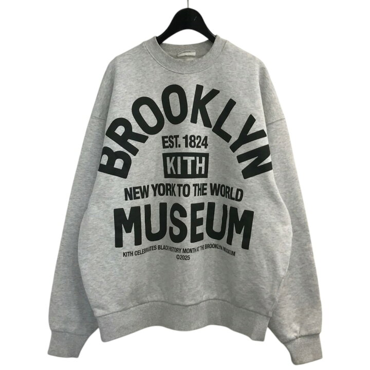 楽天市場】【中古】KITH×Brooklyn Museum スウェット グレー サイズ：S 