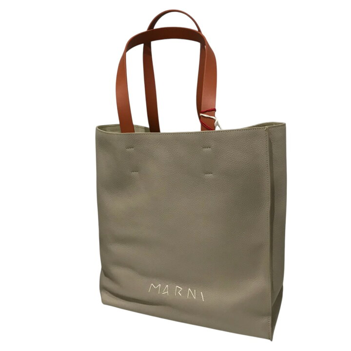 楽天市場】【中古】MARNIロゴトートバッグ SHMP0080L3 ベージュ【価格  