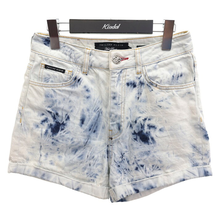 楽天市場】【中古】PHILIPP PLEINDENIM HIGH WAIST HOT PANTS BLEACHED 