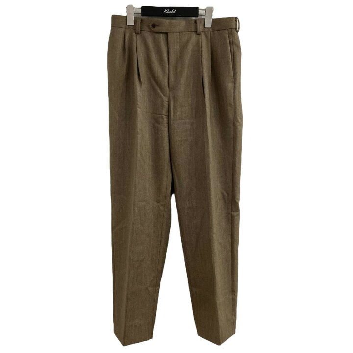 中古】<br>AURALEE <br>23AW BLUEFACED WOOL DOBBY SLACKS ウール 