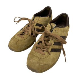 【中古】adidasCOUNTRY JAPAN スニーカー ベージュ×ブラウン サイズ：24.0【価格見直し】