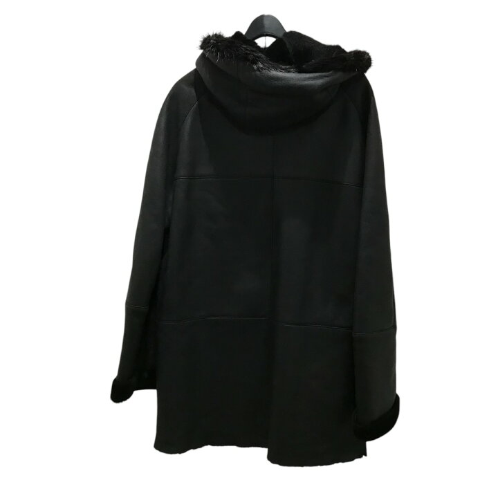 楽天市場】【中古】Les Copains ムートンコート ブラック サイズ：52 