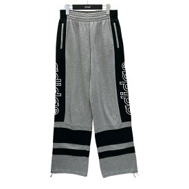 【中古】adidas　デサント製 80’s Vintage スウェットパンツ ライトグレー サイズ：O 【240325】（アディダス）