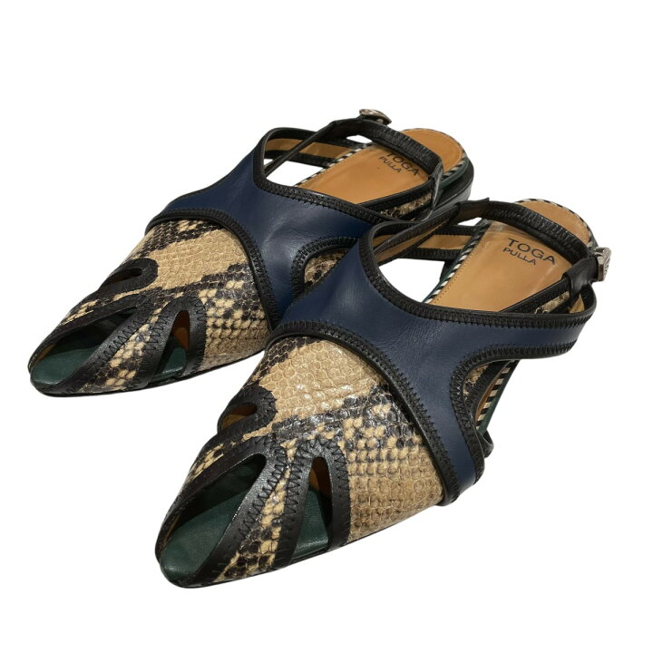 楽天市場】【中古】TOGA PULLANATURAL EMBOSSED LEATHER レザー 