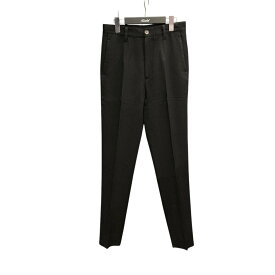 【中古】DIRK BIKKEMBERGSセンタープレスウールパンツ ブラック サイズ：S【価格見直し】