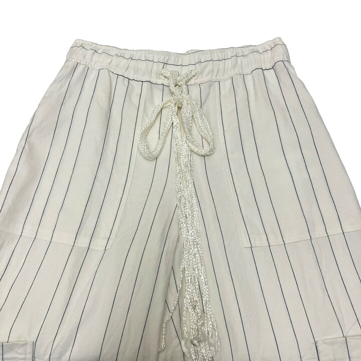 楽天市場】【中古】WALES BONNER ピンストライプパンツ アイボリー  