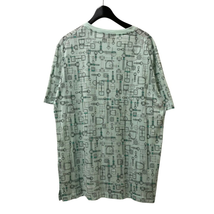 楽天市場】【中古】HERMESLabyrintheEquestre 馬具柄 プリントTシャツ