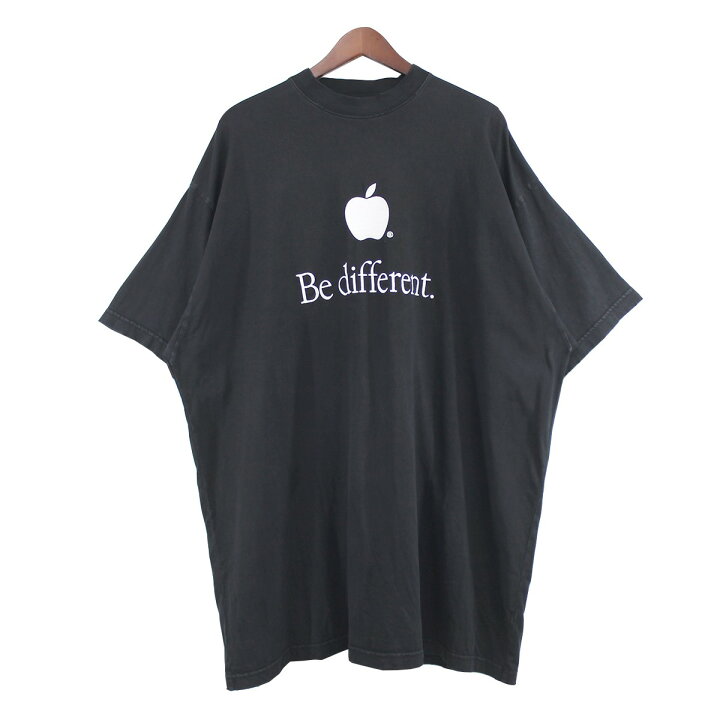 楽天市場】【中古】BALENCIAGA22AW Be different 刺繍Tシャツ Be 