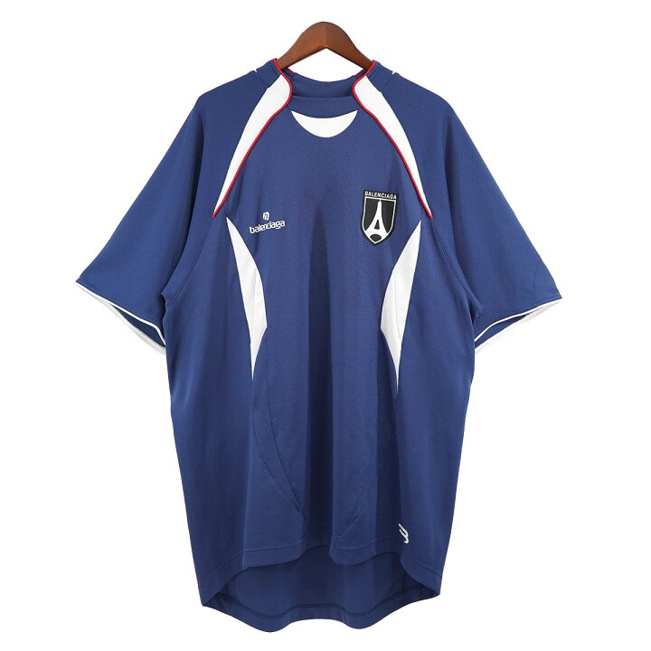 楽天市場】【中古】BALENCIAGA21FW JERSEY LOGO SOCCER TOP UNIFORM  