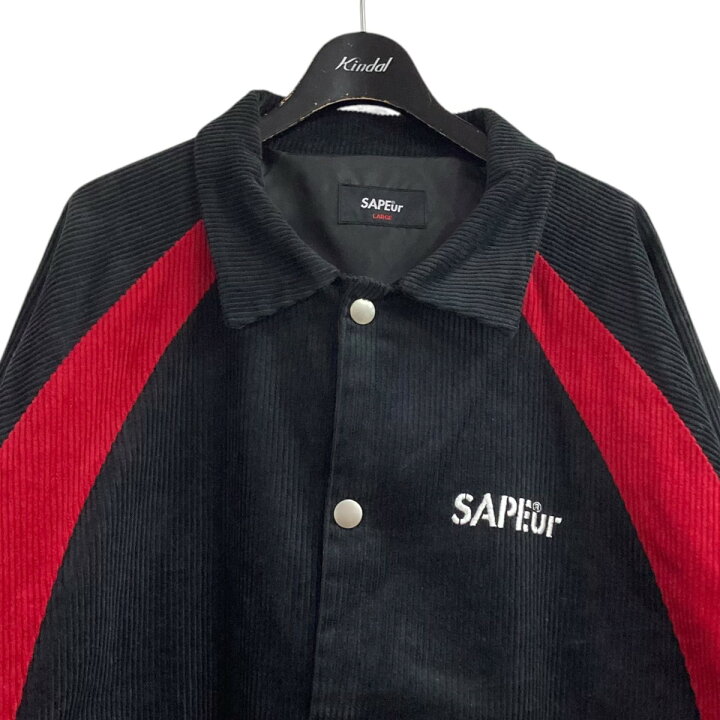 楽天市場】【中古】SAPEur24SS コーデュロイコーチジャケット ブラック 