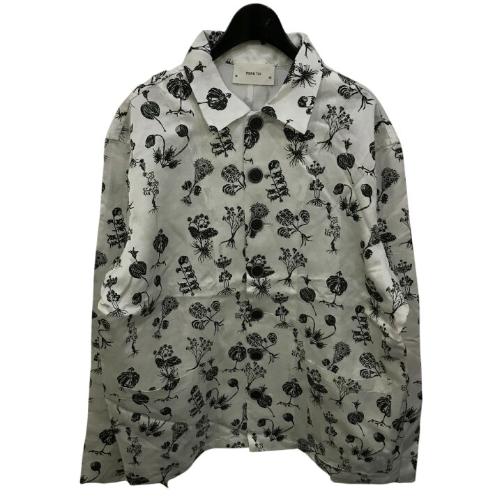楽天市場】【中古】PENG TAI 総柄シャツ ホワイト サイズ：48 【300325 