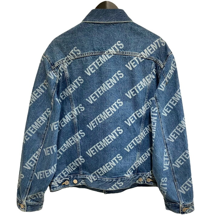 楽天市場】【中古】VETEMENTSデニムジャケット ブルー サイズ：S【価格  