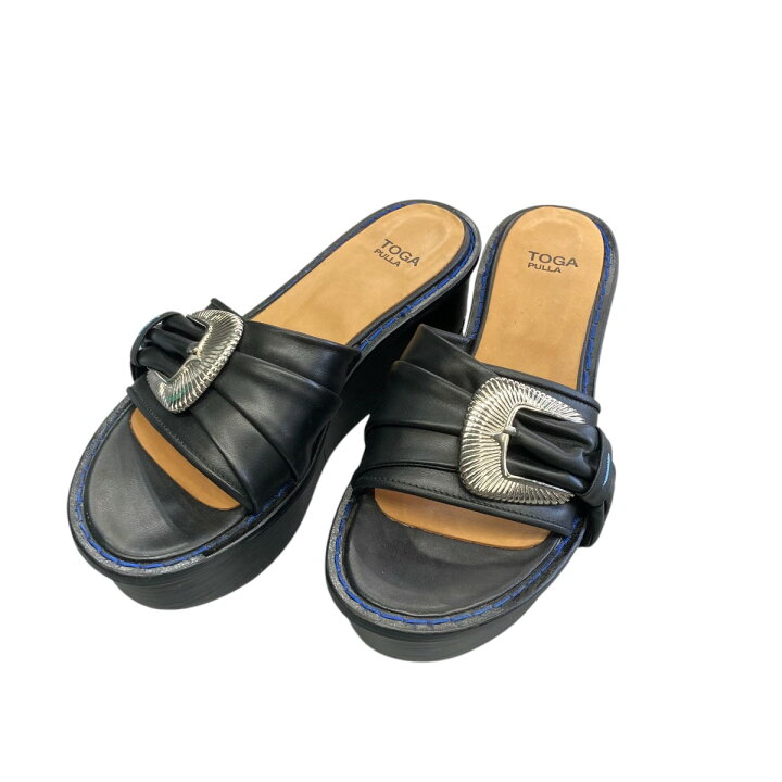 楽天市場】【中古】TOGA PULLA レザーサンダル ミュール 0918G  
