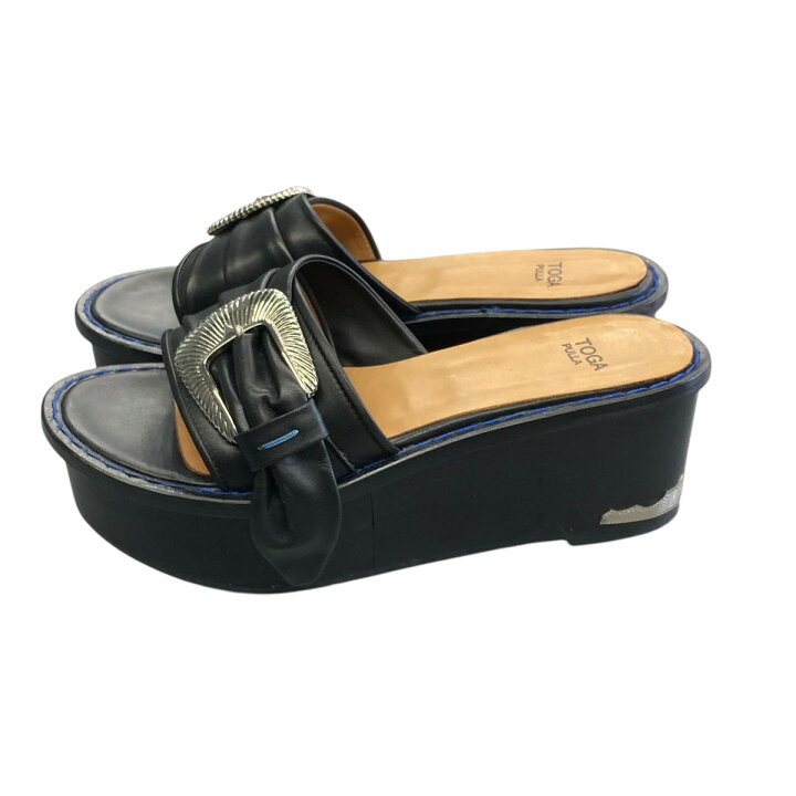 楽天市場】【中古】TOGA PULLA レザーサンダル ミュール 0918G  