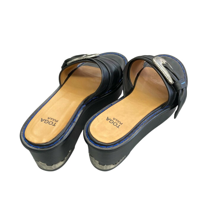 楽天市場】【中古】TOGA PULLA レザーサンダル ミュール 0918G  