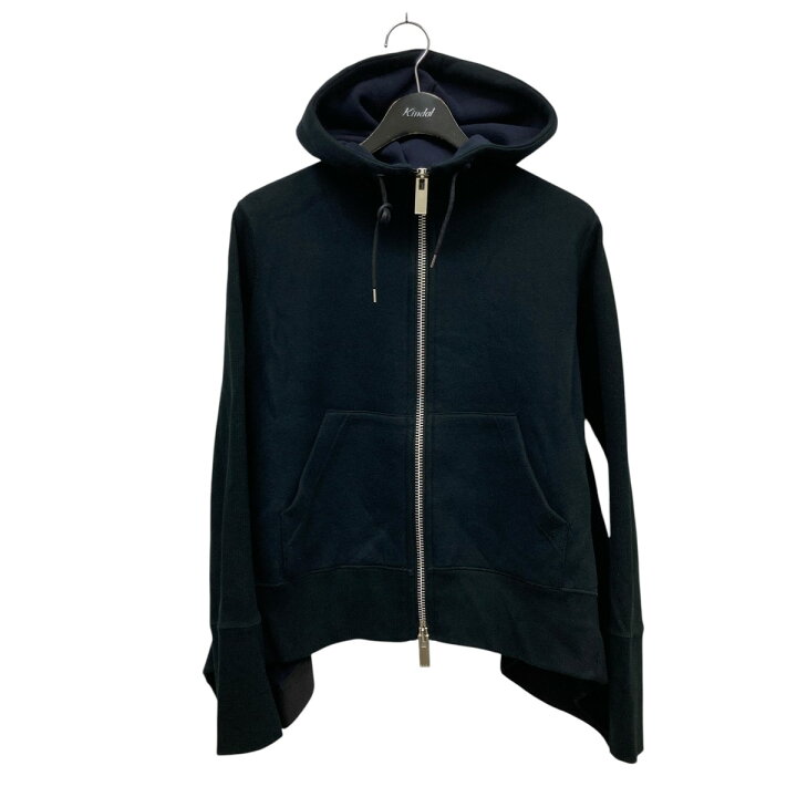 楽天市場】【中古】sacai Sponge Sweat Hoodie ドッキングジップ 