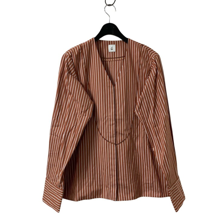 楽天市場】【中古】6(ROKU) BEAUTY＆YOUTHV NECK PIKO SHIRT 長袖 