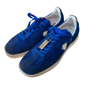 【中古】ADER error24SS Raff ロゴ ローカットスニーカー BMADFWSN0101BL ブルー サイズ：29【価格見直し】