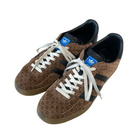 【中古】adidas×GUCCIGAZELLE ローカットスニーカー 707847 ブラウン サイズ：29.5【価格見直し】