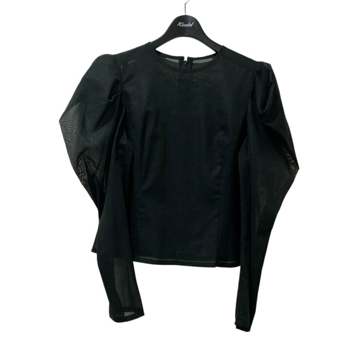 楽天市場】【中古】cygneMarion シアーパフスリーブブラウス ブラック 