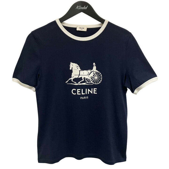 楽天市場】【中古】CELINE Tシャツ 2X575501F ネイビー サイズ：M 