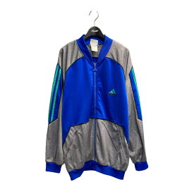 【中古】adidas　90s トラックジャケット ブルー サイズ：L 【130425】（アディダス）