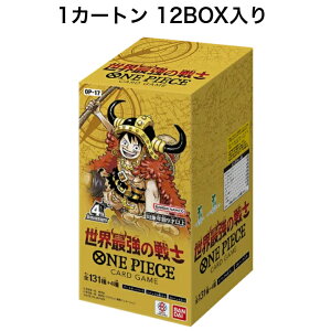 ONE PIECE�J�[�h�Q�[�� �u�[�X�^�[�p�b�N ���E�ŋ��̐�m OP-17 �J�[�g�� 12BOX���� �����s�[�X�J�[�h �o���_�C