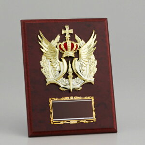 表彰楯(表彰盾) 王冠 84AT-3444B ★高さ260mm 《#B12》